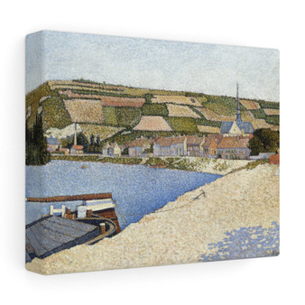  Côte d’Aval (1886) by Paul Signac - Stretched Canvas,Les Andelys, Côte d’Aval (1886) by Paul Signac , Stretched Canvas,Les Andelys, Côte d’Aval (1886) by Paul Signac - Stretched Canvas,Les Andelys