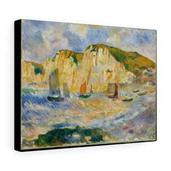 Sea and Cliffs, ca. 1885, Auguste Renoir, French, Stretched Canvas,Sea and Cliffs, ca. 1885, Auguste Renoir, French- Stretched Canvas,Sea and Cliffs, ca. 1885, Auguste Renoir, French- Stretched Canvas