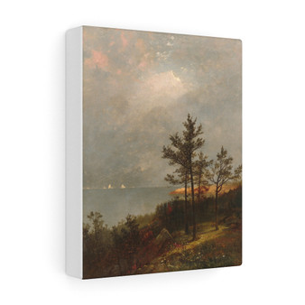 Gathering Storm on Long Island Sound, 1872, John Frederick Kensett, American - Stretched Canvas,Gathering Storm on Long Island Sound, 1872, John Frederick Kensett, American - Stretched Canvas,Gathering Storm on Long Island Sound, 1872, John Frederick Kensett, American , Stretched Canvas