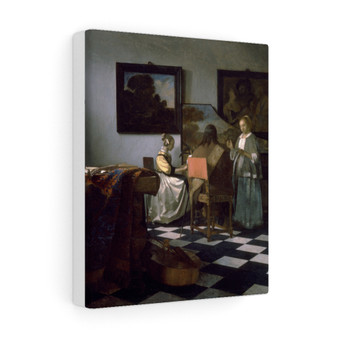  Stretched Canvas,Johannes Vermeer's The Concert (1664) - Stretched Canvas,Johannes Vermeer's The Concert (1664) 