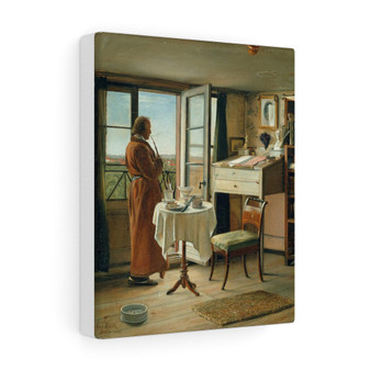 Carl Bloch's The actor Kristian Mantzius in his study , Stretched Canvas,Carl Bloch's The actor Kristian Mantzius in his study - Stretched Canvas