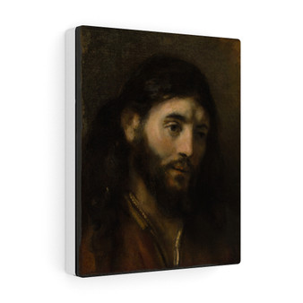 Head of Christ, Style of Rembrandt, Dutch, Stretched Canvas,Head of Christ, Style of Rembrandt, Dutch- Stretched Canvas,Head of Christ, Style of Rembrandt, Dutch- Stretched Canvas