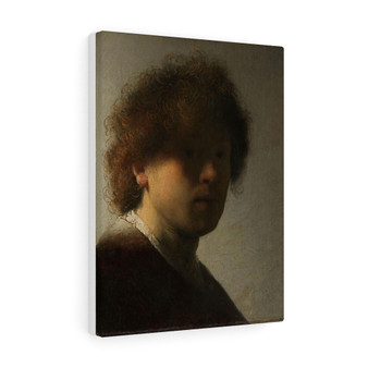 portrait, Rembrandt van Rijn, c. 1628 , Stretched Canvas,Self-portrait, Rembrandt van Rijn, c. 1628 - Stretched Canvas,Self-portrait, Rembrandt van Rijn, c. 1628 - Stretched Canvas,Self