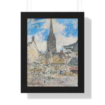 Eugène Boudin, Le Clocher de Sainte,Catherine musée Honfleur  ,  Framed Vertical Poster,Eugène Boudin, Le Clocher de Sainte-Catherine musée Honfleur  -  Framed Vertical Poster,Eugène Boudin, Le Clocher de Sainte-Catherine musée Honfleur  -  Framed Vertical Poster