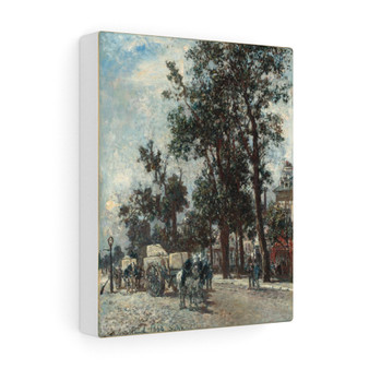 Johan Barthold Jongkind, Place d'Enfer, Paris  ,  Stretched Canvas,Johan Barthold Jongkind, Place d'Enfer, Paris  -  Stretched Canvas,Johan Barthold Jongkind, Place d'Enfer, Paris  -  Stretched Canvas