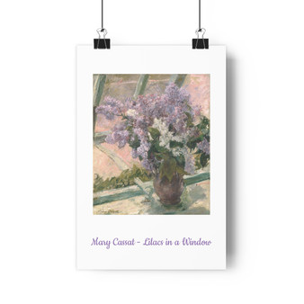 Mary Cassat - Lilacs in a Window - Giclée Art Print 