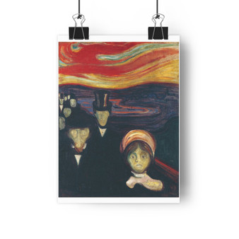 Edvard Munch's Anxiety - Giclée Art Print 