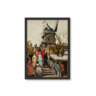 Vincent van Gogh - Le Moulin de blute fin (1886) - Framed Photo Tile