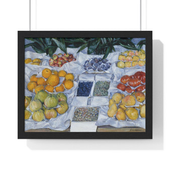   Premium Framed Horizontal Poster,Gustave Caillebotte, Fruit Displayed on a Stand  -  Premium Framed Horizontal Poster,Gustave Caillebotte, Fruit Displayed on a Stand  -  Premium Framed Horizontal Poster,Gustave Caillebotte, Fruit Displayed on a Stand  