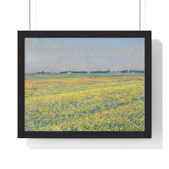 Gustave Caillebotte, The plain of Gennevilliers,yellow fields  -  Premium Framed Horizontal Poster,Gustave Caillebotte, The plain of Gennevilliers,yellow fields  ,  Premium Framed Horizontal Poster,Gustave Caillebotte, The plain of Gennevilliers,yellow fields  -  Premium Framed Horizontal Poster