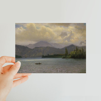 Albert Bierstadt's Lake Tahoe - Classic Postcard - (FREE SHIPPING)