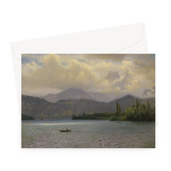 Albert Bierstadt's Lake Tahoe - Greeting Card - (FREE SHIPPING)