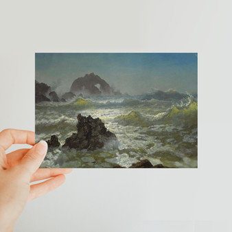 Albert Bierstadt's Seal Rock, California -  Classic Postcard - (FREE SHIPPING)