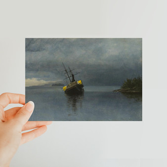 Albert Bierstadt's Wreck of the Ancon -  Classic Postcard - (FREE SHIPPING)