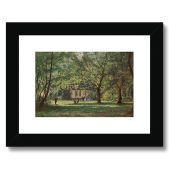 _Петрович_Боголюбов_-_Вид_на_Франтишкови-Лазне - View of Frantiskovy Lazne by Alexey Bogolyubov  -  Framed & Mounted Print