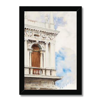 A Corner of the Library in Venice (ca. 1904–1907) by John Singer Sargent Framed Print