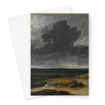 Georges Michel's Landschap met zandweg Greeting Card - (FREE SHIPPING)