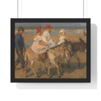 Donkey Rides on the Beach, Isaac Israels  -  Premium Framed Horizontal Poster,Donkey Rides on the Beach, Isaac Israels  -  Premium Framed Horizontal Poster,Donkey Rides on the Beach, Isaac Israels  ,  Premium Framed Horizontal Poster