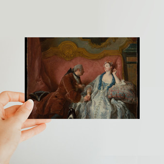 The Declaration of Love ca. 1724 Jean François de Troy - Classic Postcard - (FREE SHIPPING)