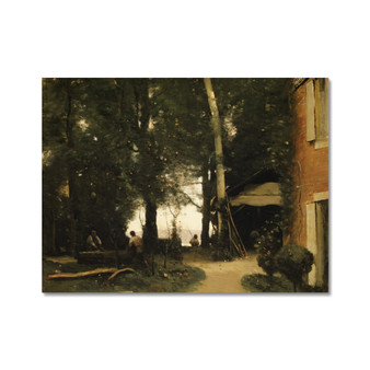 The Banks of the Seine at Conflans ca. 1865–70 Camille Corot French - Hahnemühle German Etching Print -  (FREE SHIPPING)