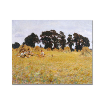 Reapers Resting in a Wheat Field (1885) by John Singer Sargent - Hahnemühle German Etching Print -  (FREE SHIPPING)
