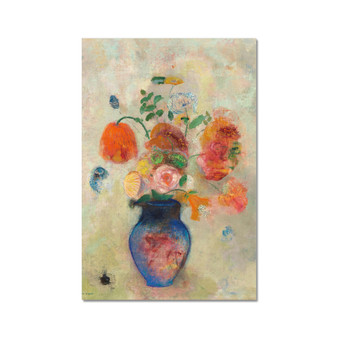 Flowers in a Vase (1910) by Odilon Redon - Hahnemühle German Etching Print  (FREE SHIPPING)