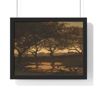 Woodland Pond at Sunset, Gerard Bilders,   ,   Premium Framed Horizontal Poster,Woodland Pond at Sunset, Gerard Bilders,   -   Premium Framed Horizontal Poster,Woodland Pond at Sunset, Gerard Bilders,   -   Premium Framed Horizontal Poster