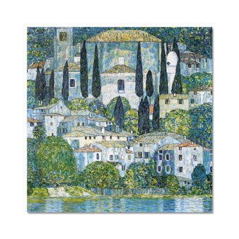 Gustav Klimt's Kirche in Cassone (1913) - Hahnemühle German Etching Print  (FREE SHIPPING)