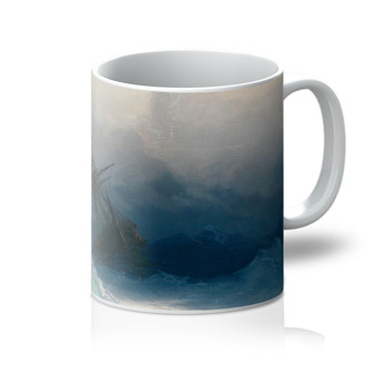 Ivan Aivazovsky's Ship on Stormy Seas -  Mug- (FREE SHIPPING)
