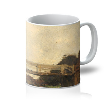 Houten_brug_over_een_vaart_bij_Rijswijk_Rijksmuseum - jacob maris -Mug