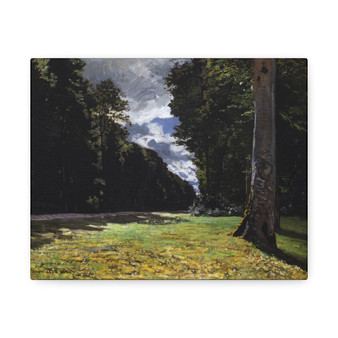 Le Pavé de Chailly in the Forest of Fontainebleau (Monet), in Ordrupggard - Stretched Canvas