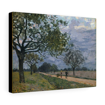 The Road from Versailles to Louveciennes, probably 1879, Alfred Sisley, British- Stretched Canvas,The Road from Versailles to Louveciennes, probably 1879, Alfred Sisley, British- Stretched Canvas,The Road from Versailles to Louveciennes, probably 1879, Alfred Sisley, British, Stretched Canvas