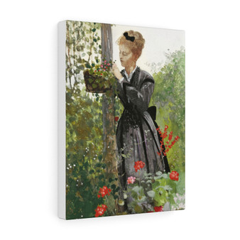 Summer (1874) by Winslow Homer  , Stretched Canvas,Summer (1874) by Winslow Homer  - Stretched Canvas