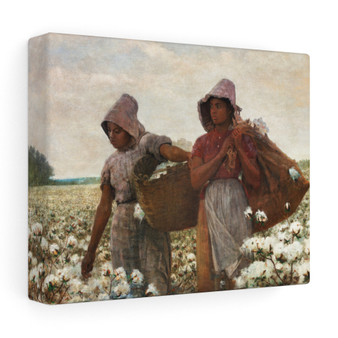 The Cotton Pickers (1876) by Winslow Homer - Stretched Canvas,The Cotton Pickers (1876) by Winslow Homer , Stretched Canvas