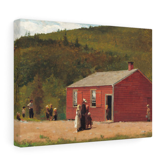 School Time (ca.1874) by Winslow Homer: Stretched Canvas,School Time (ca.1874) by Winslow Homer, Stretched Canvas