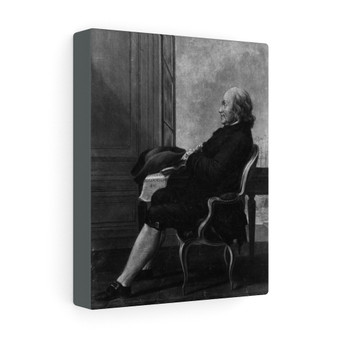 Benjamin Franklin, ca. 1876, William P. Babcock , Stretched Canvas,Benjamin Franklin, ca. 1876, William P. Babcock - Stretched Canvas,Benjamin Franklin, ca. 1876, William P. Babcock - Stretched Canvas