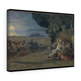 Sleep ca. 1867,70 Pierre Puvis de Chavannes French, Stretched Canvas,Sleep ca. 1867-70 Pierre Puvis de Chavannes French- Stretched Canvas