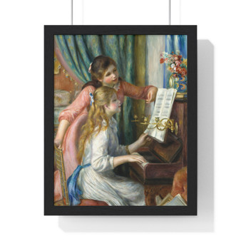  Auguste Renoir French - Premium Framed Vertical Poster,Two Young Girls at the Piano, Auguste Renoir French , Premium Framed Vertical Poster,Two Young Girls at the Piano, Auguste Renoir French - Premium Framed Vertical Poster,Two Young Girls at the Piano