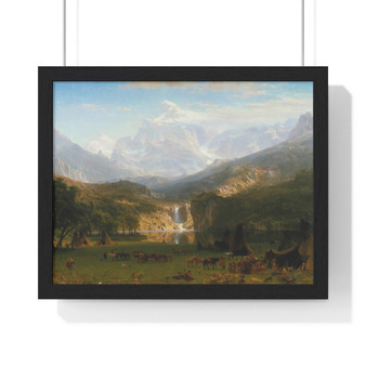   Premium Framed Horizontal Poster,Albert_Bierstadt, The Rocky Mountains, Lander's Peak  -  Premium Framed Horizontal Poster,Albert_Bierstadt, The Rocky Mountains, Lander's Peak  -  Premium Framed Horizontal Poster,Albert_Bierstadt, The Rocky Mountains, Lander's Peak  
