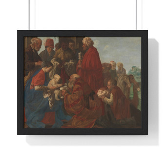 The Adoration of the Kings, Hendrick ter Brugghen  -  Premium Framed Horizontal Poster,The Adoration of the Kings, Hendrick ter Brugghen  -  Premium Framed Horizontal Poster,The Adoration of the Kings, Hendrick ter Brugghen  ,  Premium Framed Horizontal Poster