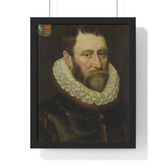 Portrait of Jacob Bas Claesz (1536-1589), Adriaen Thomasz. Key  -  Premium Framed Vertical Poster,Portrait of Jacob Bas Claesz (1536-1589), Adriaen Thomasz. Key  -  Premium Framed Vertical Poster,Portrait of Jacob Bas Claesz (1536,1589), Adriaen Thomasz. Key  ,  Premium Framed Vertical Poster