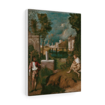  Stretched Canvas,Giorgione's The Tempest - Stretched Canvas,Giorgione's The Tempest 
