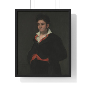  Francisco de Goya  -  Premium Framed Vertical Poster,Portrait of Don Ramón Satué, Francisco de Goya  ,  Premium Framed Vertical Poster,Portrait of Don Ramón Satué, Francisco de Goya  -  Premium Framed Vertical Poster,Portrait of Don Ramón Satué