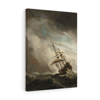  Willem van de Velde (II)  -  Stretched Canvas,A ship on the high seas in a flying storm, known as 'The wind gust', Willem van de Velde (II)  ,  Stretched Canvas,A ship on the high seas in a flying storm, known as 'The wind gust', Willem van de Velde (II)  -  Stretched Canvas,A ship on the high seas in a flying storm, known as 'The wind gust'