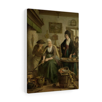 The Cake Maker, Adriaan de Lelie  ,  Stretched Canvas,The Cake Maker, Adriaan de Lelie  -  Stretched Canvas,The Cake Maker, Adriaan de Lelie  -  Stretched Canvas