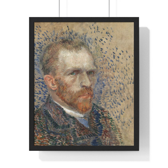 Vincent van Gogh's Self,Portrait ,,  Premium Framed Vertical Poster,Vincent van Gogh's Self-Portrait --  Premium Framed Vertical Poster