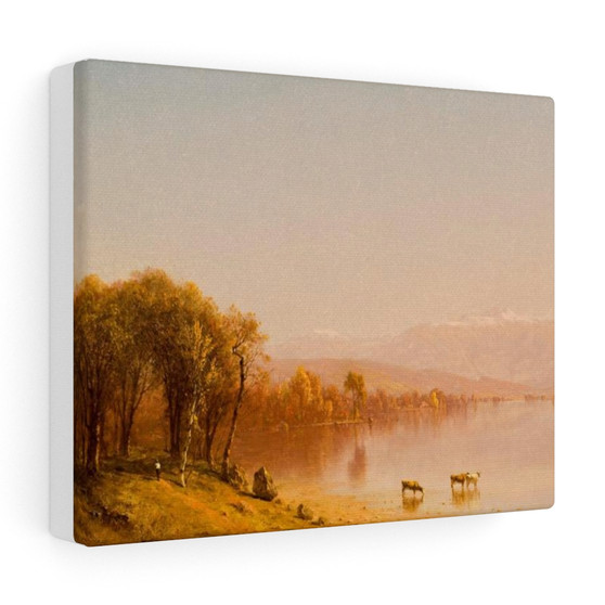 Sanford Robinson Gifford  -  Indian Summer in the White Mountains  -  Stretched Canvas,Sanford Robinson Gifford  ,  Indian Summer in the White Mountains  ,  Stretched Canvas