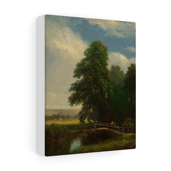  Kent, England by Sanford Robinson Gifford  -  Stretched Canvas,The Darent River, Kent, England by Sanford Robinson Gifford  ,  Stretched Canvas,The Darent River, Kent, England by Sanford Robinson Gifford  -  Stretched Canvas,The Darent River