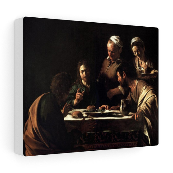 Supper at Emmaus, Caravaggio  -  Stretched Canvas,Supper at Emmaus, Caravaggio  -  Stretched Canvas,Supper at Emmaus, Caravaggio  ,  Stretched Canvas