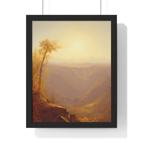 A Gorge in the Mountains (Kauterskill Clove), Sanford Robinson Gifford American  ,  Premium Framed Vertical Poster,A Gorge in the Mountains (Kauterskill Clove), Sanford Robinson Gifford American  -  Premium Framed Vertical Poster,A Gorge in the Mountains (Kauterskill Clove), Sanford Robinson Gifford American  -  Premium Framed Vertical Poster